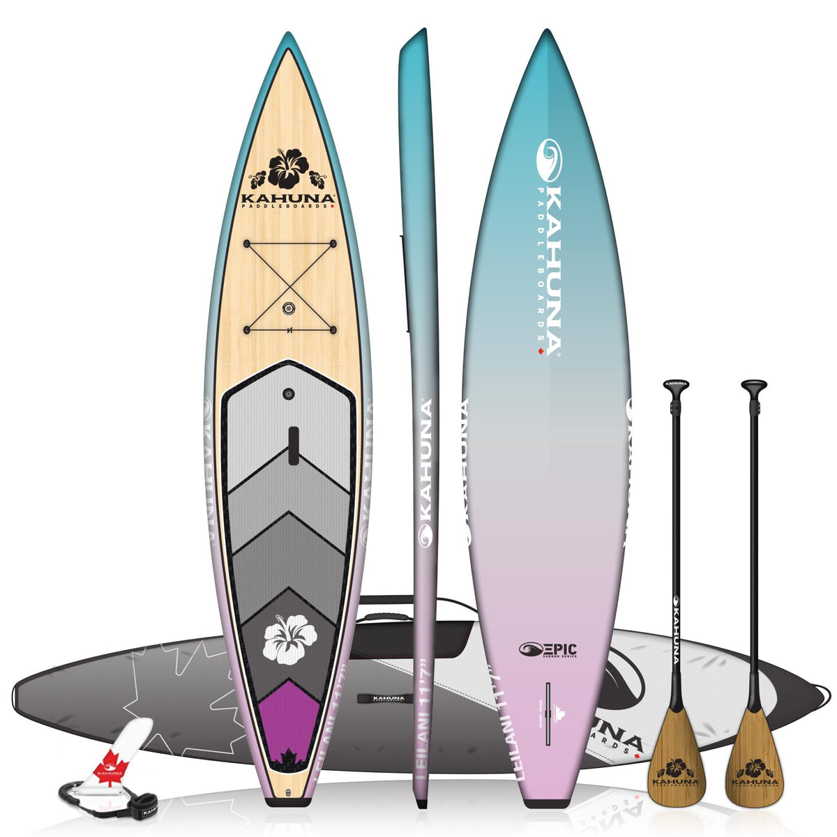 11'7" Epic Leilani Bamboo Zen Kahuna Paddleboard