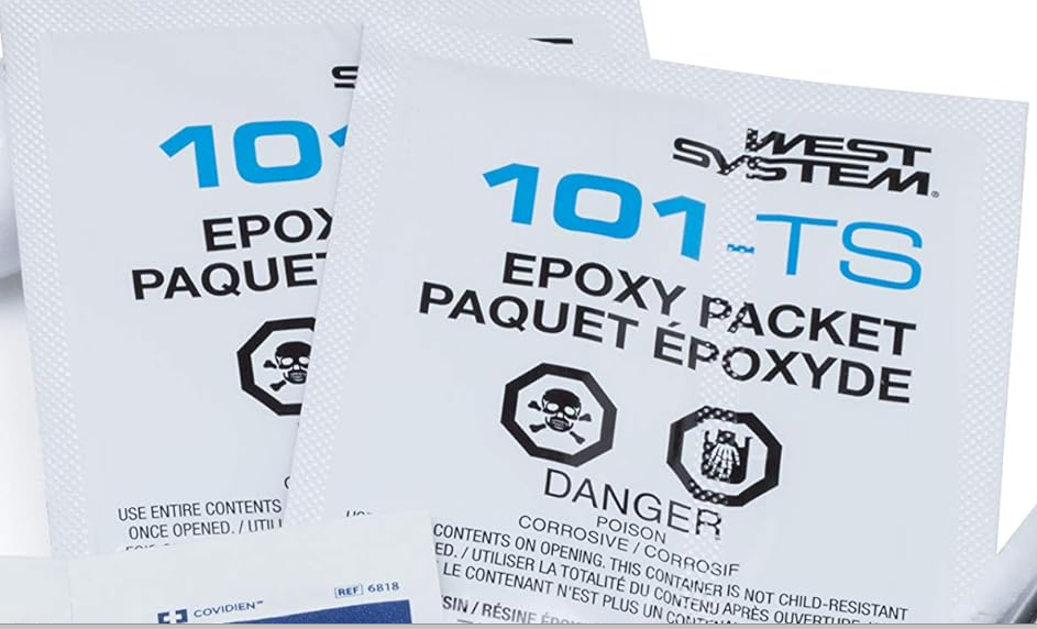 West System 101-T Resin &amp; Hardener Packets