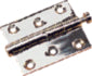 Sea-Dog 2046301 Removable Pin Butt Hinges, Cast Chrome Plated Brass