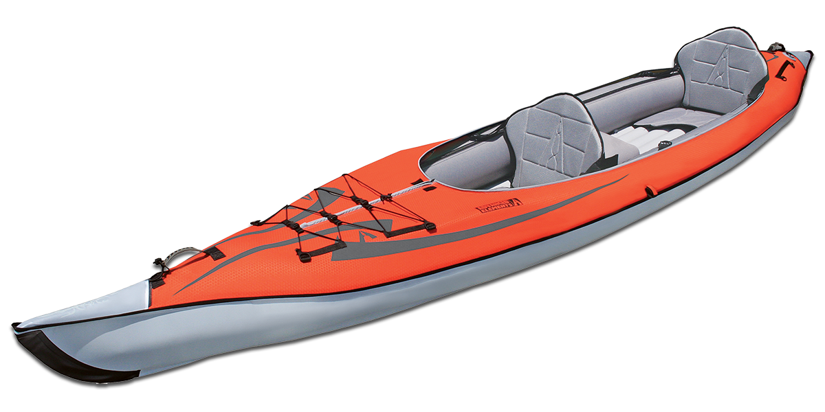 AdvancedFrame Convertible Elite Red/Grey Kayak with Pump