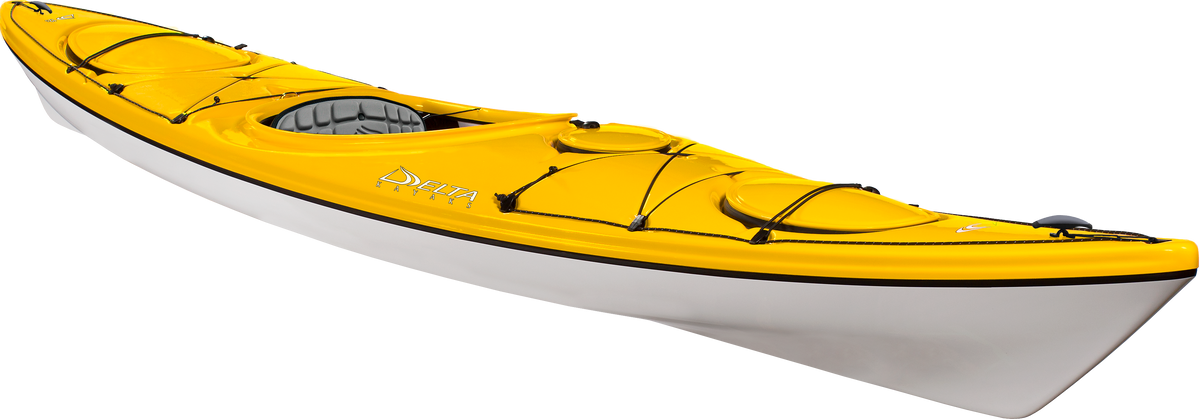 Delta 12s kayak yellow
