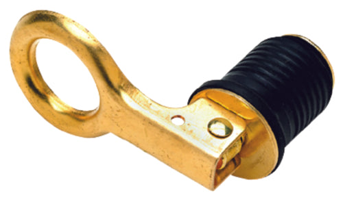 Drain Plug-1 Snap Lock-Brass - BoatCraft