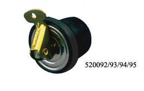 Brass Baitwell Plug, 7/8", 2/pk