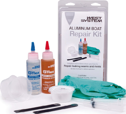 650k aluminum boat repair kit west system