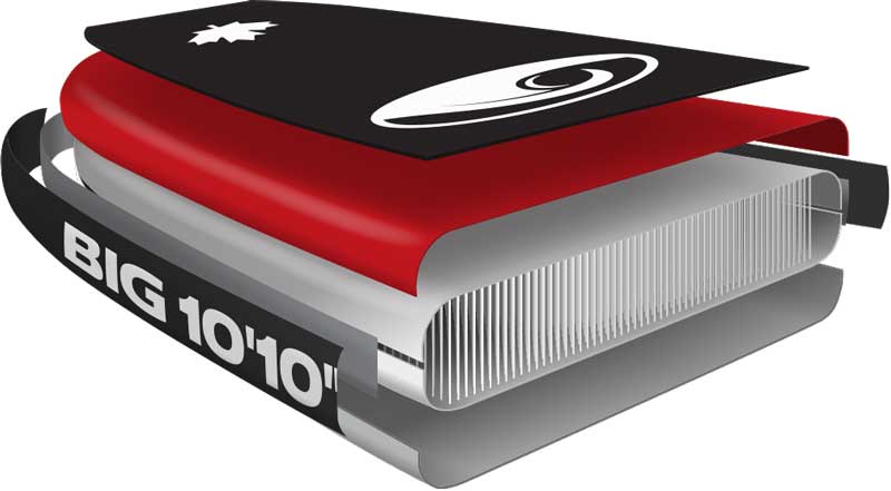 11' ISUP TOURING LITE KAHUNA PADDLEBOARD cross view