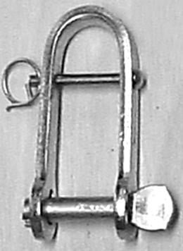 HM020107 HALYRD. SHACKLE 6MM 15-WX40-L