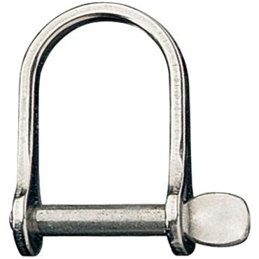 S/S WIDE D SHACKLE 1/4