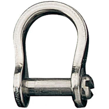 S/S SHACKLE BOW 3.0mm=1/8" SLOTTED PIN