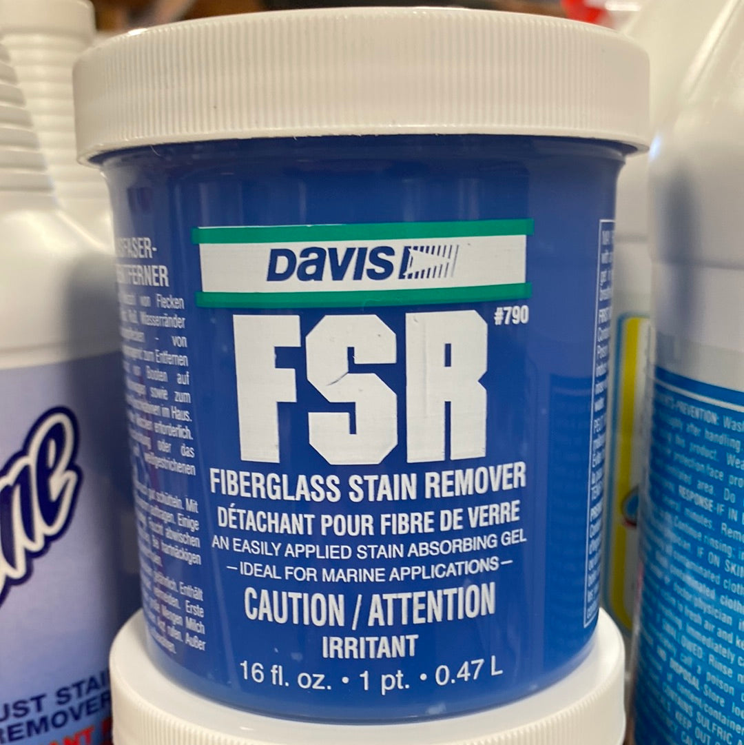 Davis FSR Fiberglass Stain Remover, 16 oz.