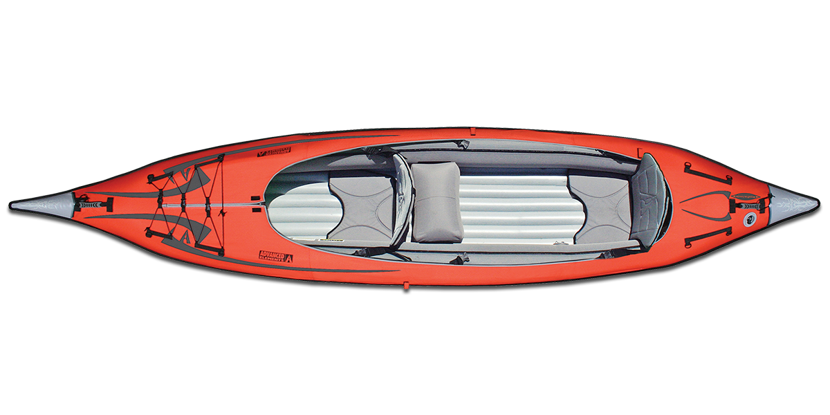 AdvancedFrame Convertible Elite Red/Grey Kayak with Pump