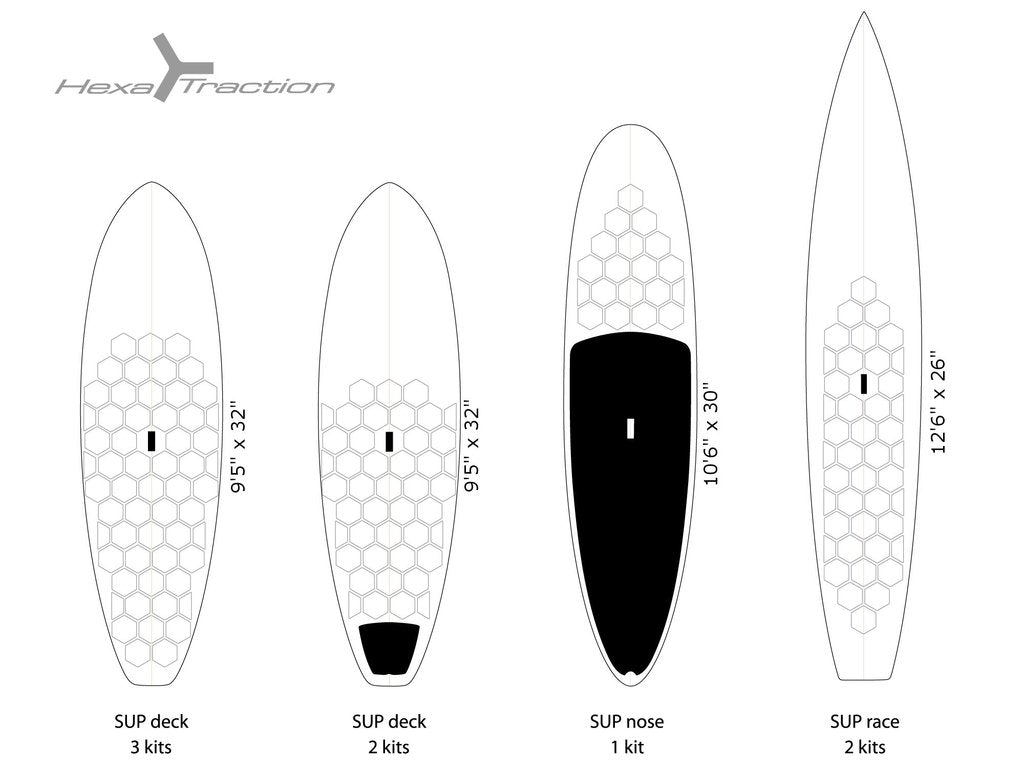HEXATRACTION BOARD GRIP - CLEAR